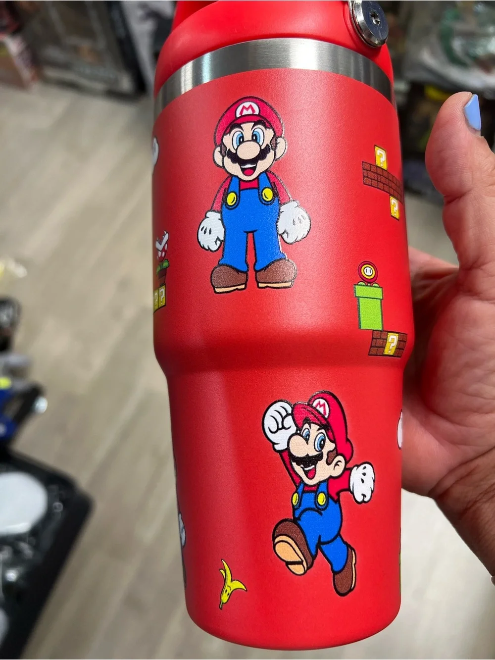 Stanley Super Mario 'Super Birthday Boy' Red Travel Tumbler